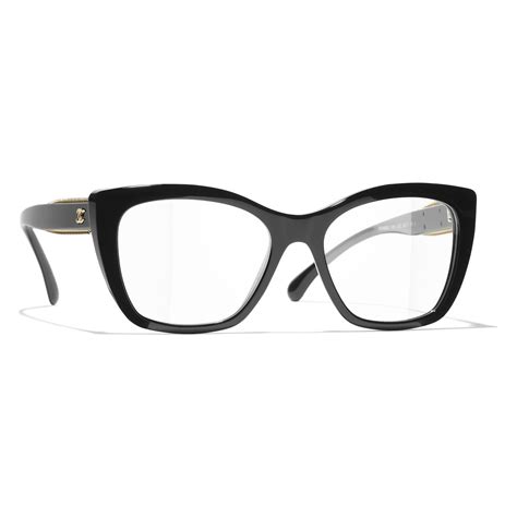 lentes chanel 2021|Lentes para graduar con montura ojo de gato Acetato Negro.